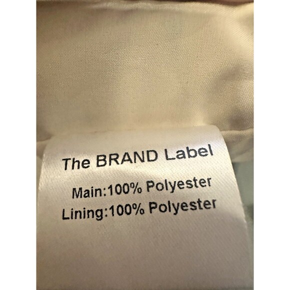 The Brand Label Women Sz L Botanical Floral Print Puff Sleeve Crop Boho Top NWT - Picture 9 of 10